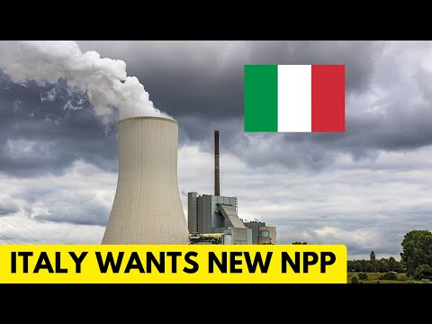 Maloney wants to bring nuclear power back to Italy after 35 years of boycotting nuclear power plants