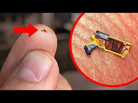 World’s Smallest Nerf Gun Shoots an Ant