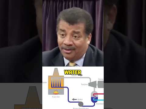 How Nuclear Power Plants Generate Electricity? w/ Neil deGrasse Tyson #jre #electricity #shorts