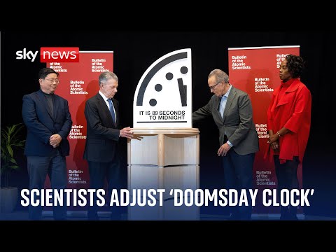 &#039;Doomsday Clock&#039; moves closer to midnight amid threats of climate change, nuclear war and pandemics