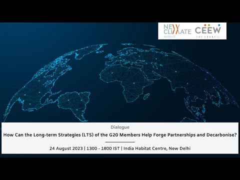 How can the long-term strategies (LTS) of the G20 members help forge partnerships and decarbonise?