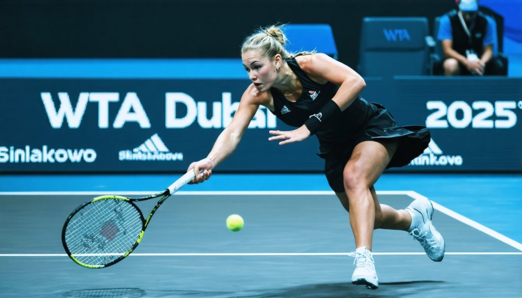 The Unstoppable Showdown: Siniakova vs. Kostyuk at WTA Dubai 2025