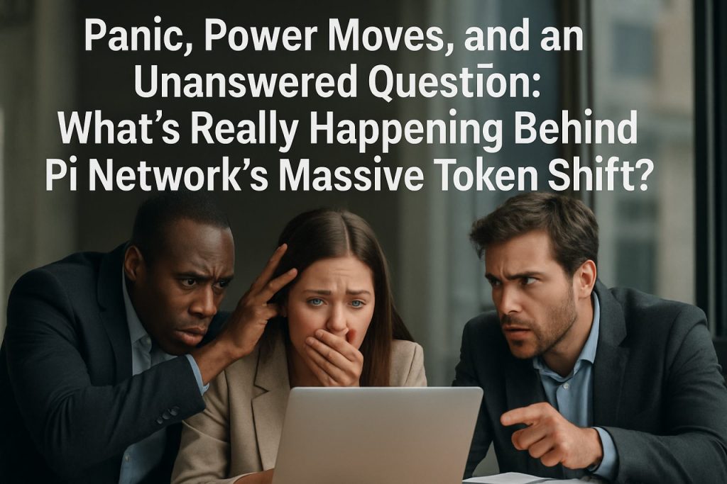 Panic, Power Moves, and an Unanswered Question: What’s Really Happening Behind Pi Network’s Massive Token Shift?