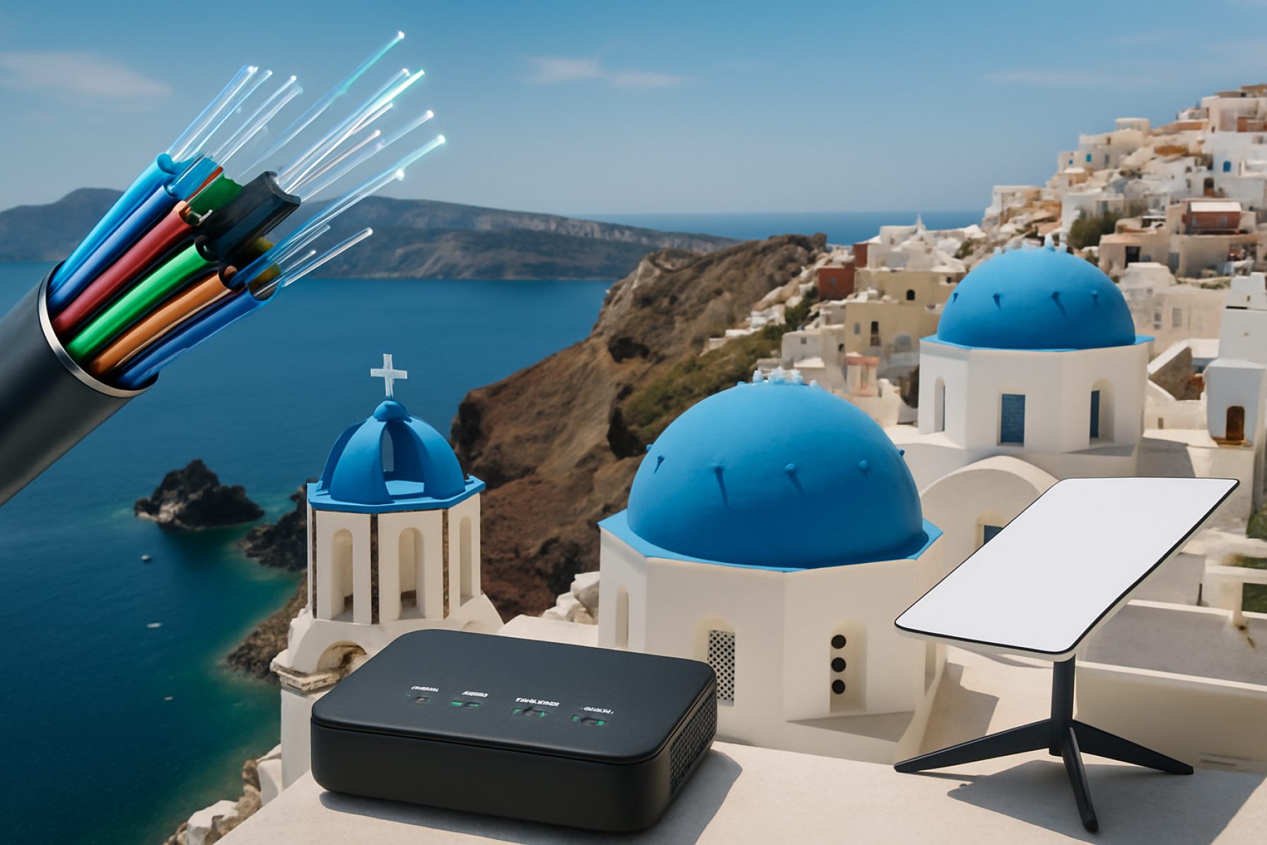 Greece’s Digital Leap: From DSL to Starlink and the Future of Fiber-Optic Connectivity